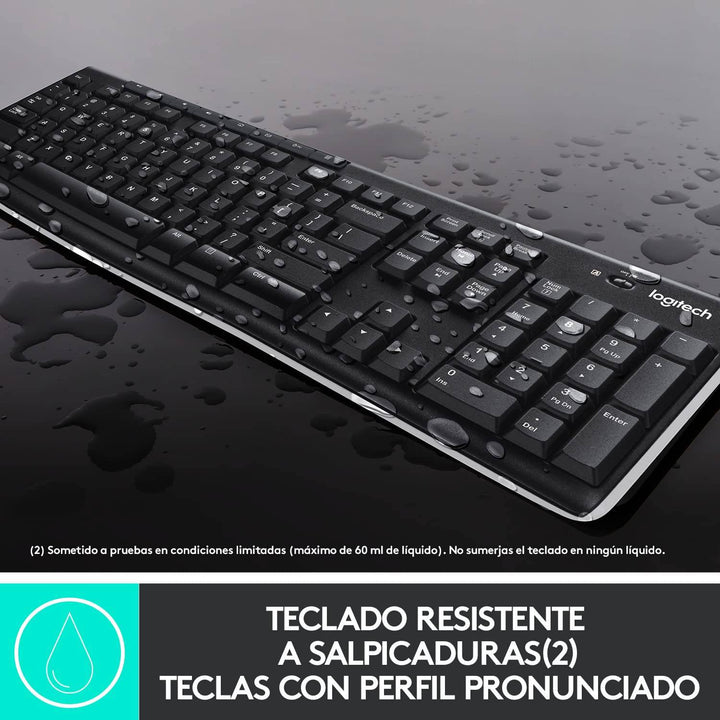 Teclado &amp; Mouse MK270 Inalámbricos Confort - Achorao