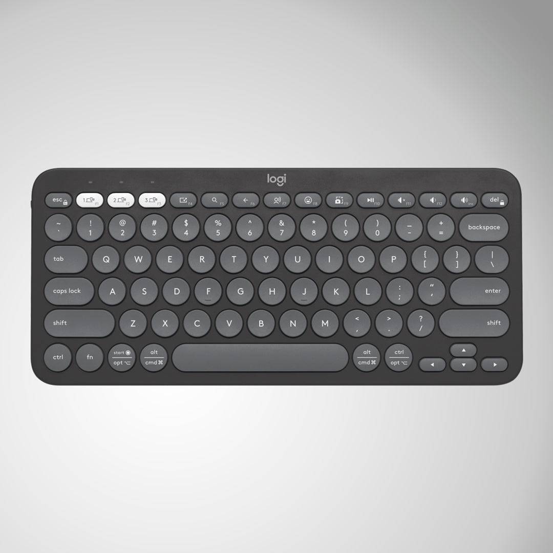 Teclado Logitech Pebble Keys 2 K380s Bluetooth Multiplataforma - Achorao