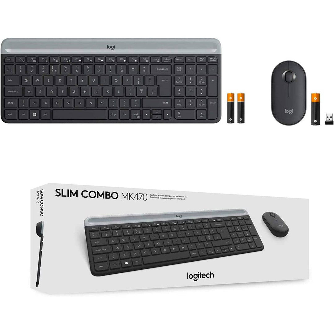 Teclado &amp; Mouse MK470  Inalámbrico Slim 36 Meses de Batería - Achorao