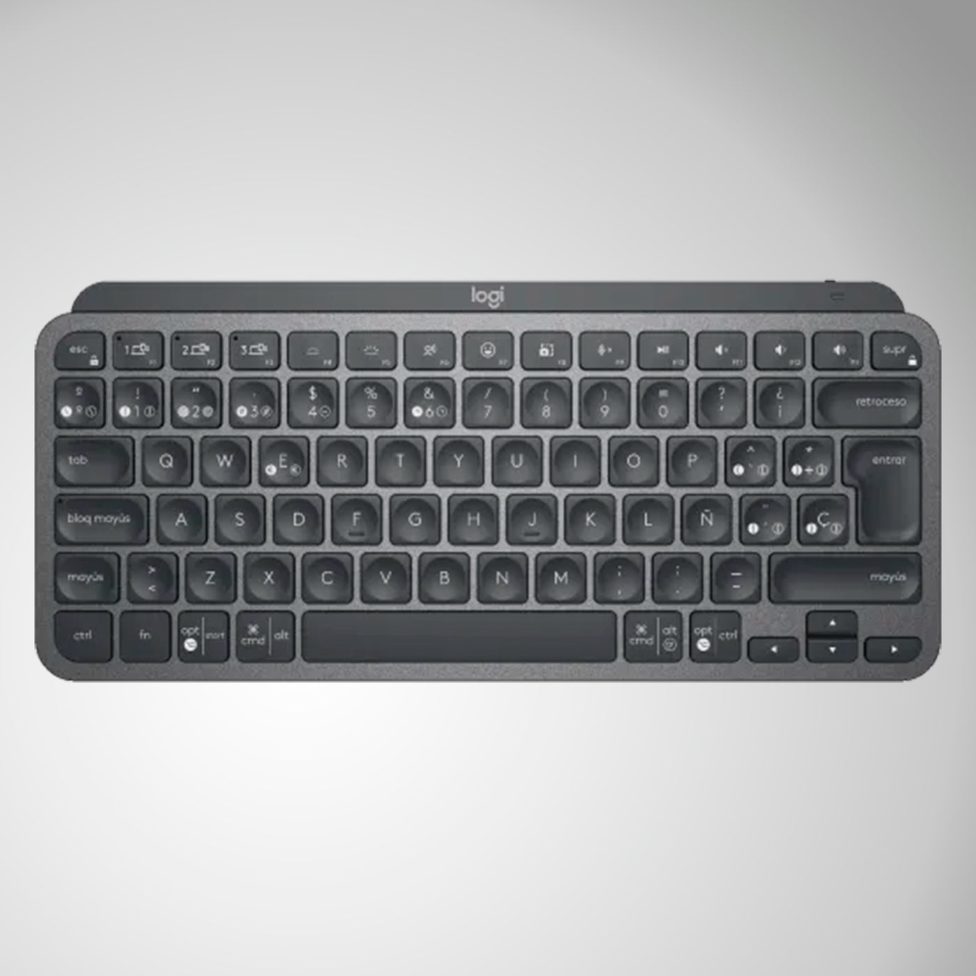Teclado Mx Keys Mini Inalambrico Multidispositivo Bluetooth Mac / Win - Achorao