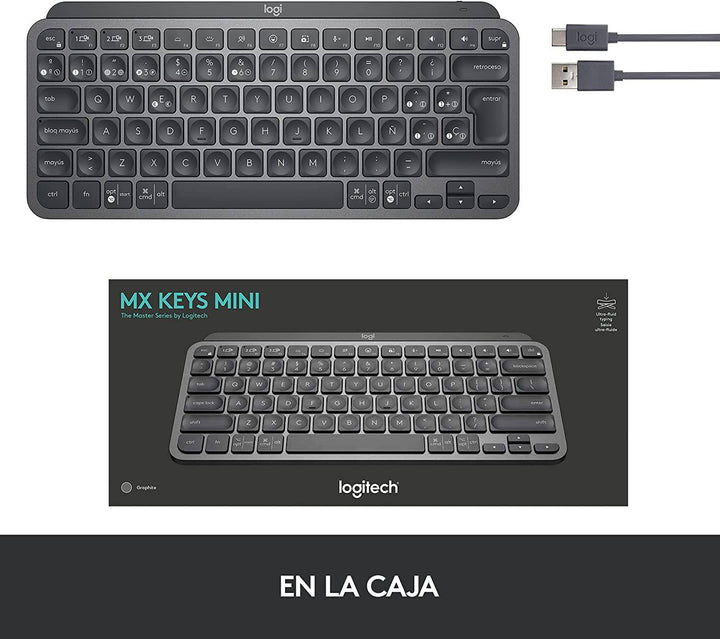Teclado Mx Keys Mini Inalambrico Multidispositivo Bluetooth Mac / Win - Achorao