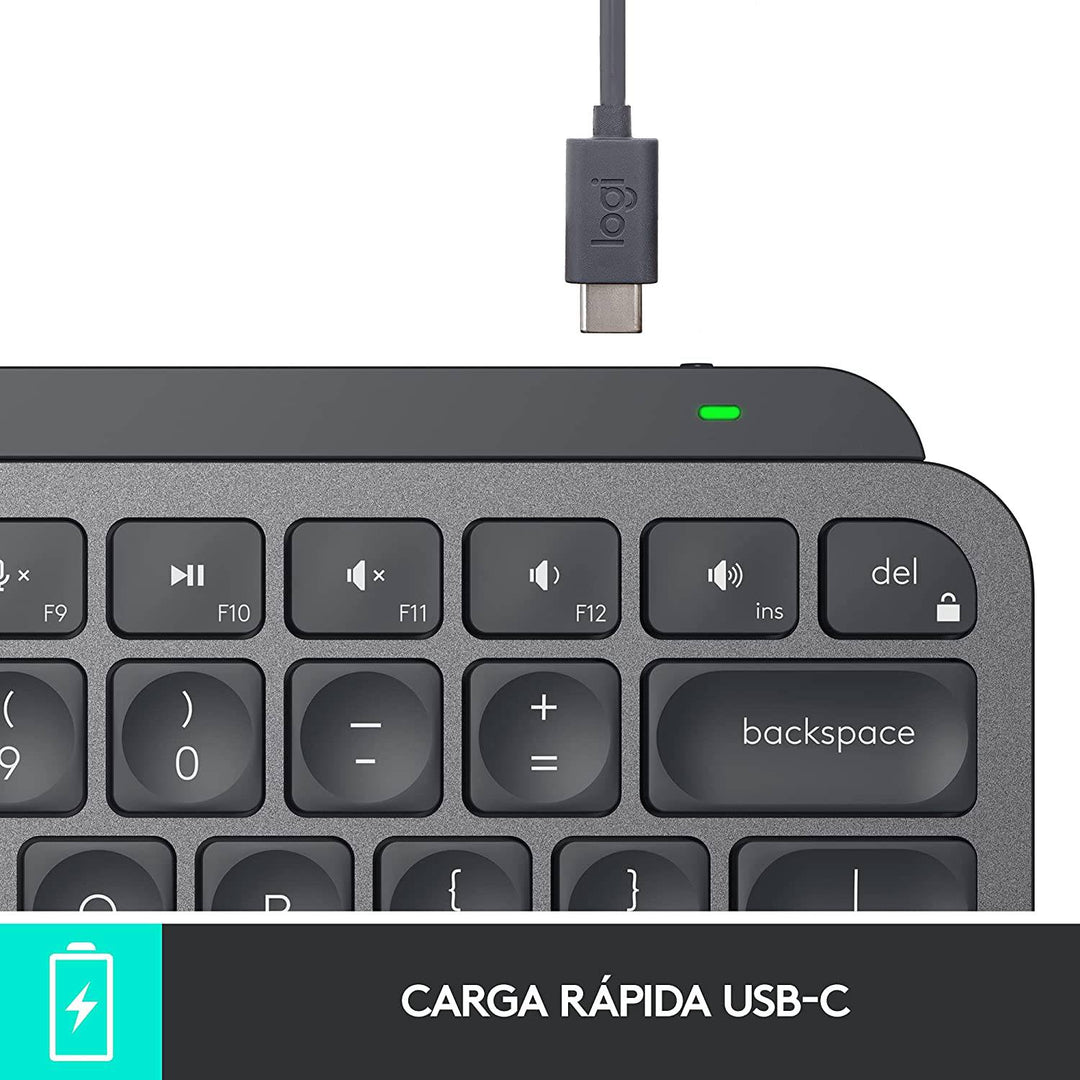 Teclado Mx Keys Mini Inalambrico Multidispositivo Bluetooth Mac / Win - Achorao