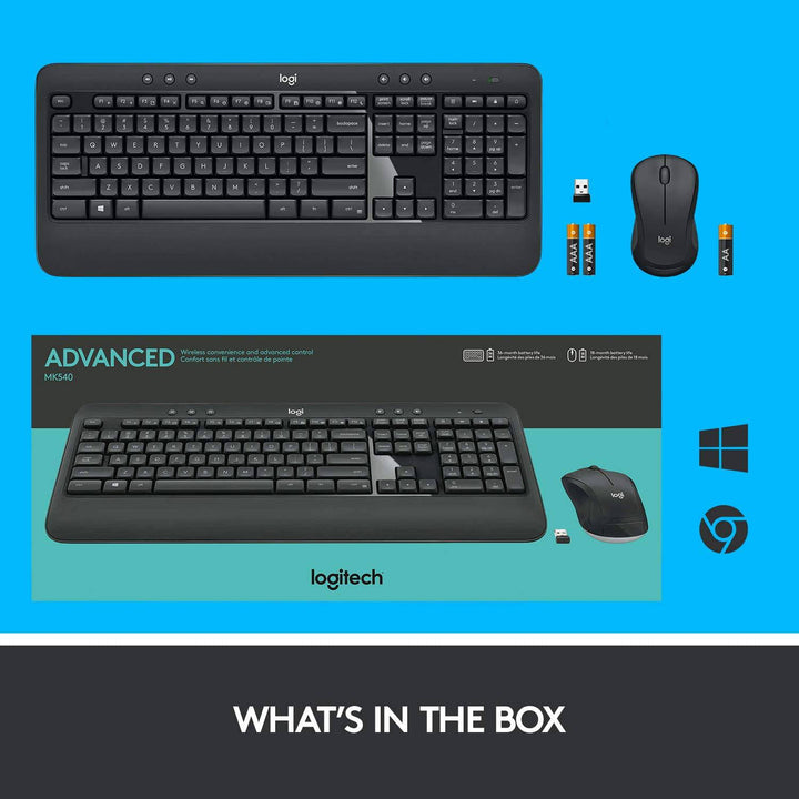 Teclado &amp; Mouse MK540 Inalámbrico USB Multimedia - Achorao