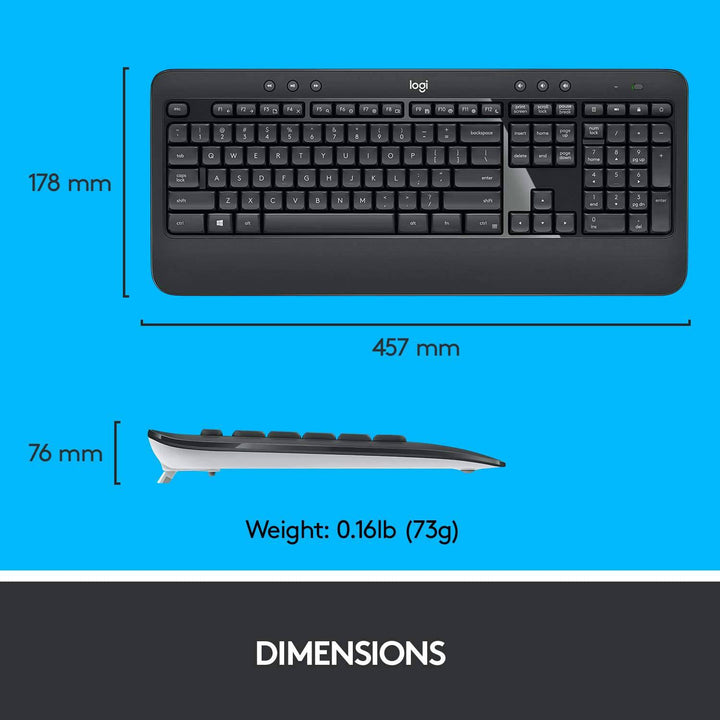 Teclado &amp; Mouse MK540 Inalámbrico USB Multimedia - Achorao