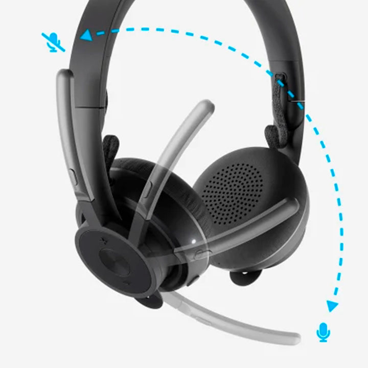 Audifono C/Microf. Logitech B2B MSFT Zone Wireless/Bt Teams Black - Achorao