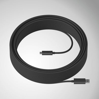 Cable Logitech B2B 10M Black para Cámara Meet Up - Achorao