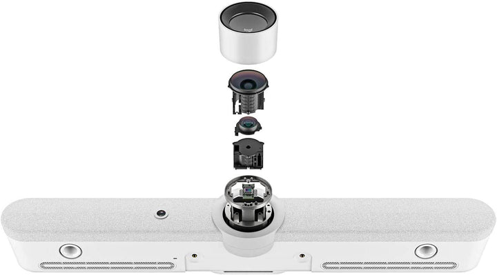 Cámara Logitech B2B Rally Bar 4K Medium Room USB White - Achorao