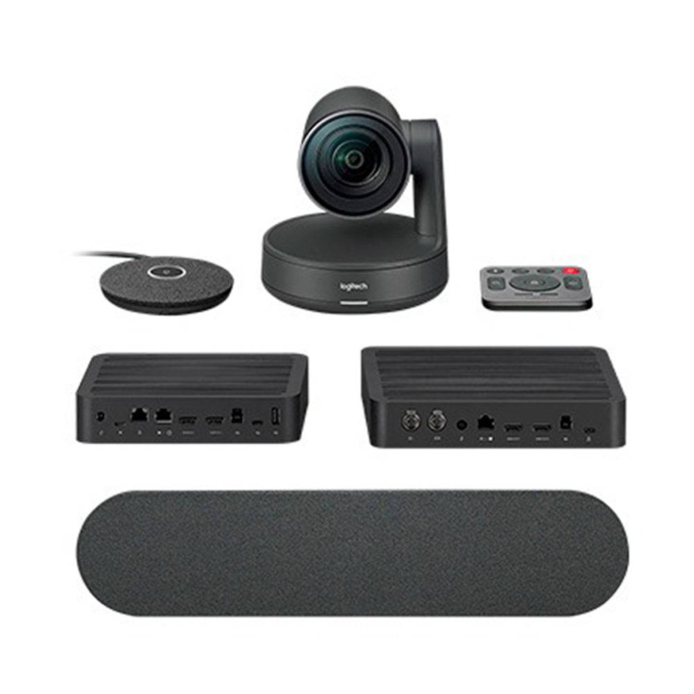 Cámara Logitech B2B Rally Kit Bundle ConferenceCam (1 SPK -1 MIC) BLACK - Achorao