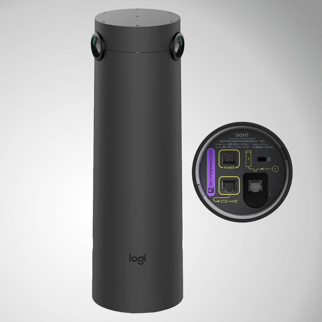 Cámara Logitech B2B Sight 2X4K 7-Mic Graphite - Achorao