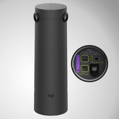 Cámara Logitech B2B Sight 2X4K 7-Mic Graphite - Achorao