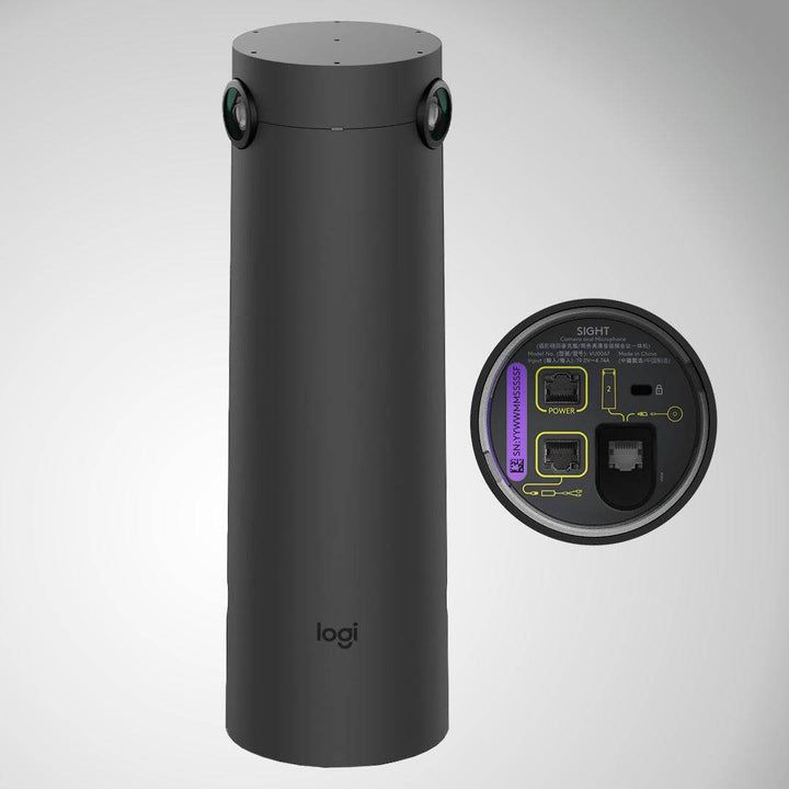 Cámara Logitech B2B Sight 2X4K 7-Mic Graphite - Achorao