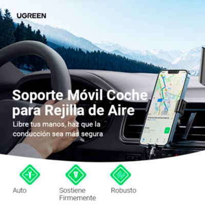 Soporte para teléfono UFREEN con ventilación de aire con accionamiento LP130 - Achorao