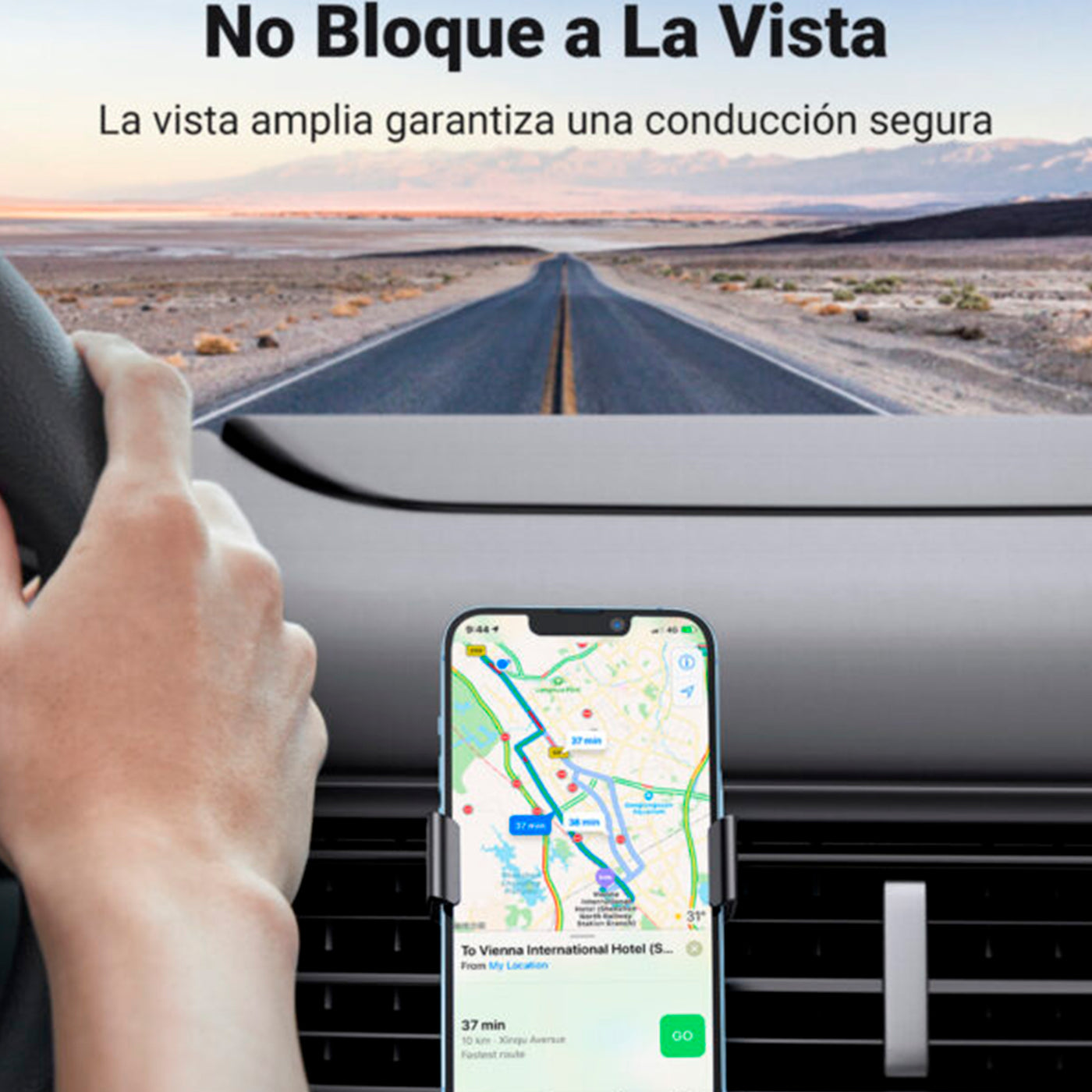 Soporte para teléfono UFREEN con ventilación de aire con accionamiento LP130 - Achorao