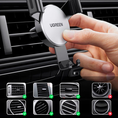 Soporte para teléfono UFREEN con ventilación de aire con accionamiento LP130 - Achorao