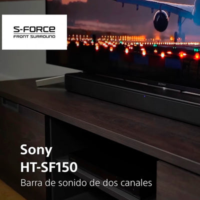 BARRA DE SONIDO SONY HT-S100F De 2 canales Con Bluetooth