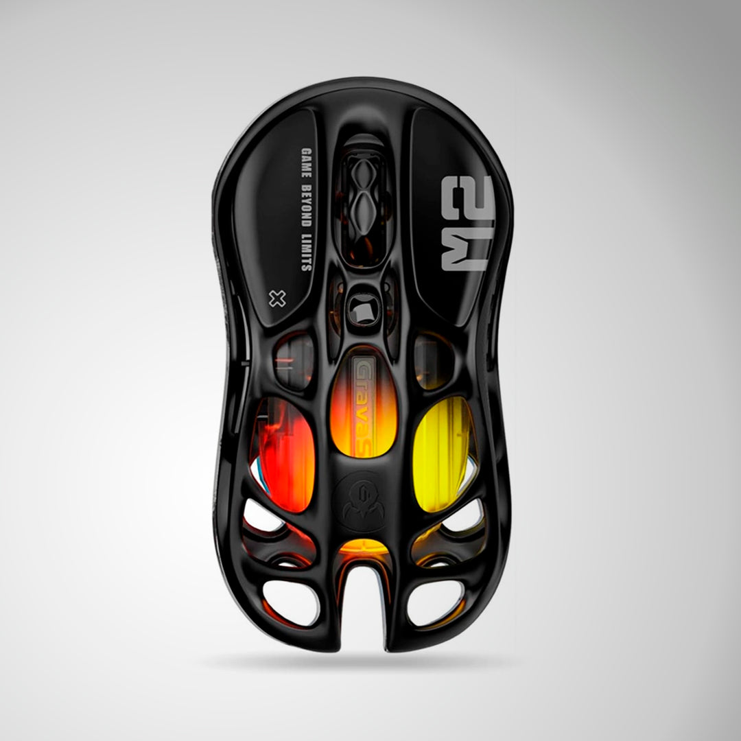 Mouse gamer GravarStar Mercury M2 Inalámbrico Stealth Black - Achorao