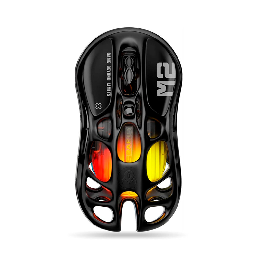 Mouse gamer GravarStar Mercury M2 Inalámbrico Stealth Black - Achorao