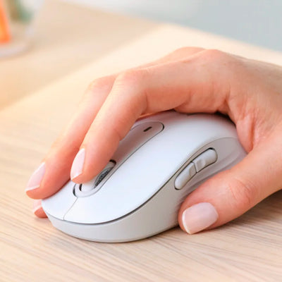 Mouse Logitech Signature M650L Left Inalámbrico Bolt negro DEMO - Achorao