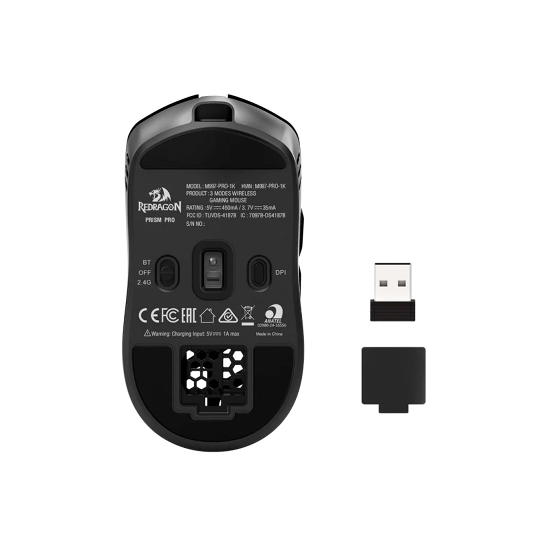 Mouse gamer Redragon PRISM PRO M997 Inalámbrico BLACK