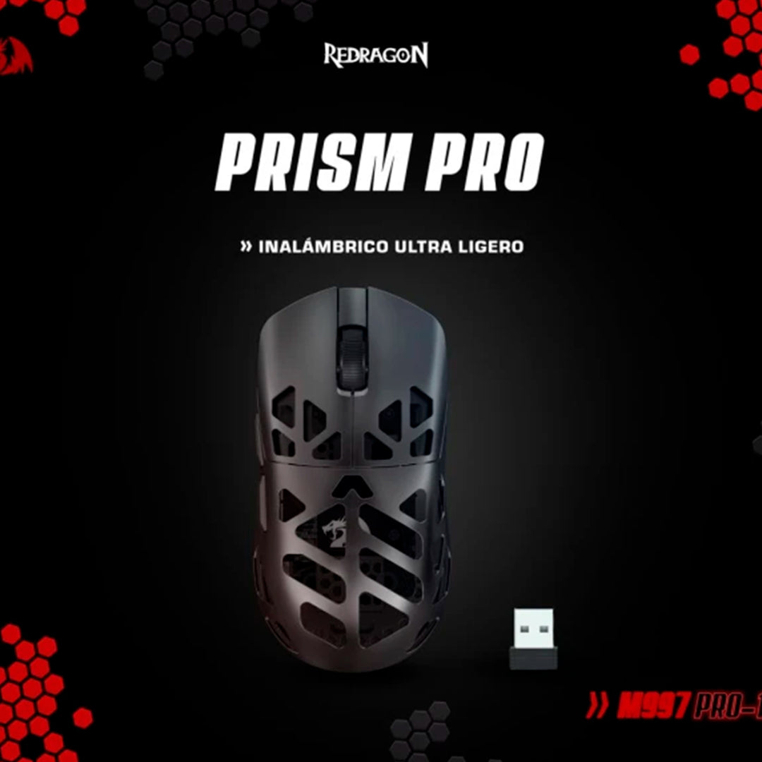 Mouse gamer Redragon PRISM PRO M997 Inalámbrico BLACK