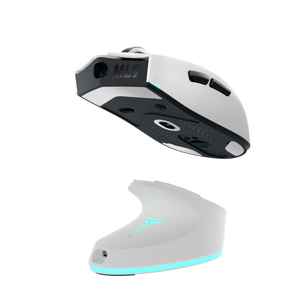 Mouse gamer THUNDEROBOT ML9 mini Blanco