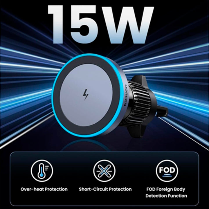 Cargador magnético para auto UGREEN W525 7.5 W - Achorao
