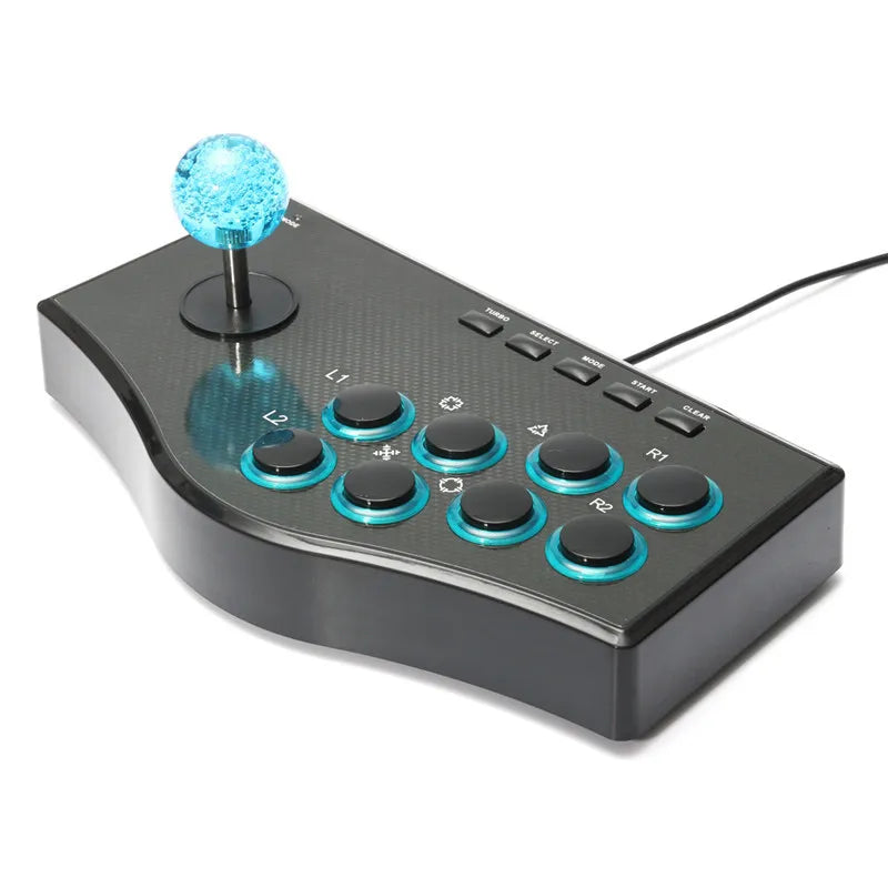 Joystick Arcade Mando USB 4 en 1 Nygacn para Android, PC, Smart TV, PS2, PS3 DEMO