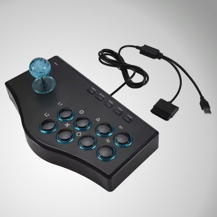 Joystick Arcade Mando USB 4 en 1 Nygacn para Android, PC, Smart TV, PS2, PS3 DEMO