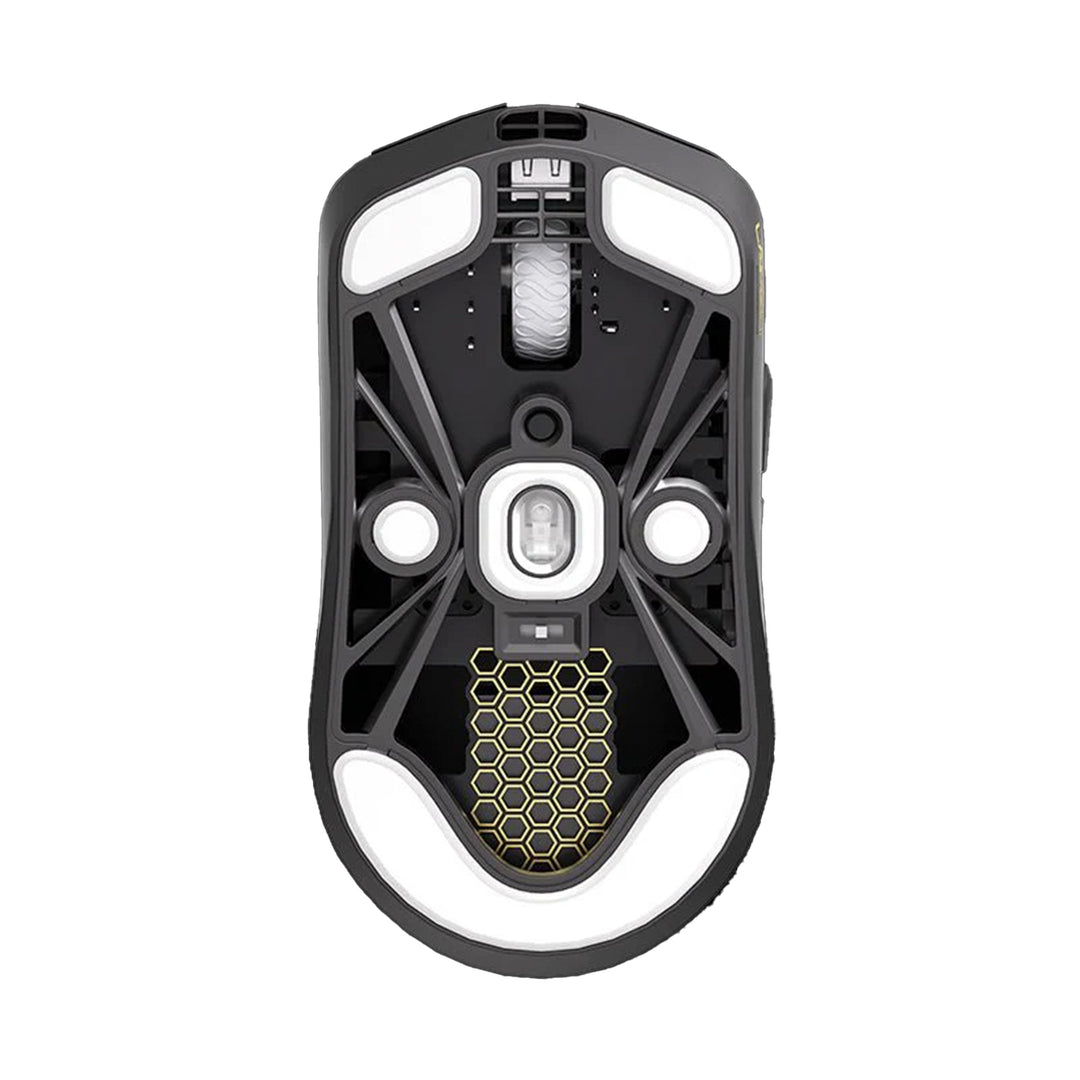 Mouse gamer inalámbrico LAMZU MAYA X, color negro