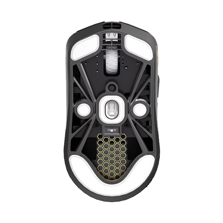Mouse gamer inalámbrico LAMZU MAYA X, color negro