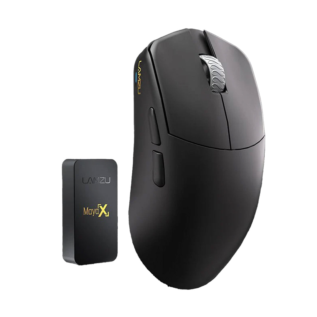 Mouse gamer inalámbrico LAMZU MAYA X, color negro