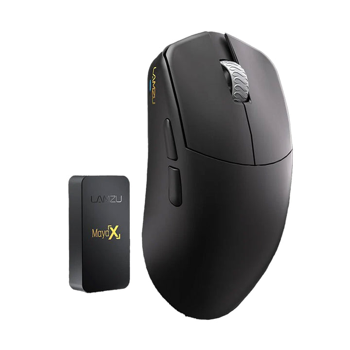Mouse gamer inalámbrico LAMZU MAYA X, color negro