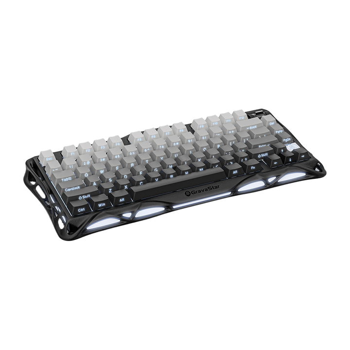Teclado gamer GravarStar Mercury K1 Inalambrico Ingles Gradient Black - Achorao