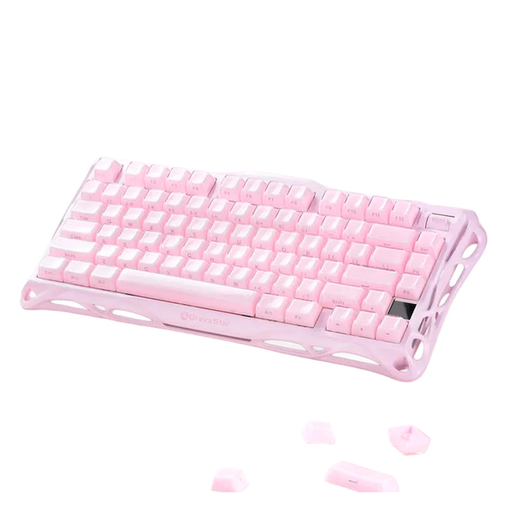 Teclado mecánico gamer Gravastar Mercury K1, inalámbrico, layout inglés - Achorao