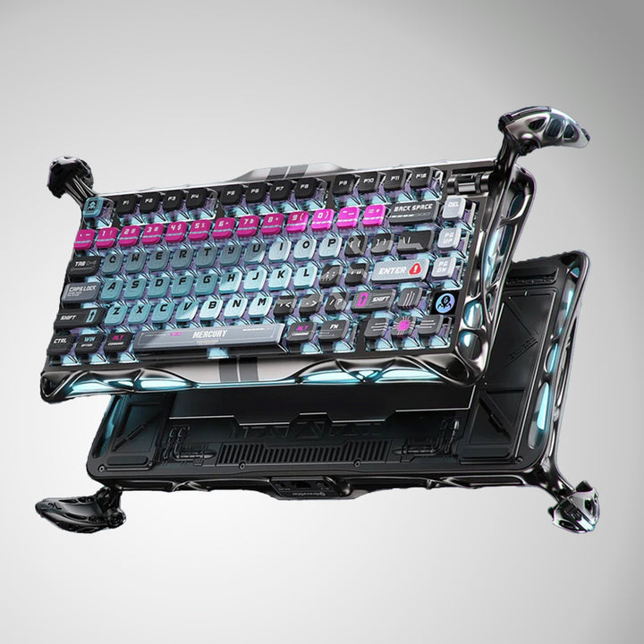Teclado mecánico Gamer GravaStar MERCURY V75 PRO HE Cableado Ingles- Hall Effect Switch - Achorao