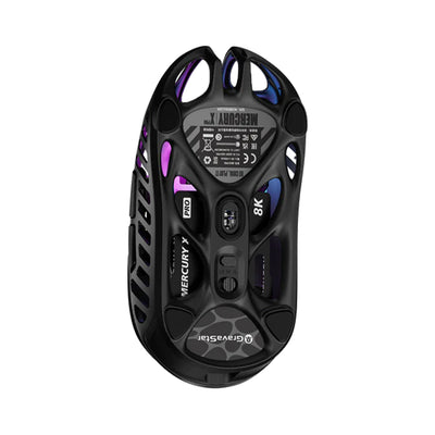 Mouse gamer GravarStar Mercury XPRO Inalambrico 8K Dongle - Achorao