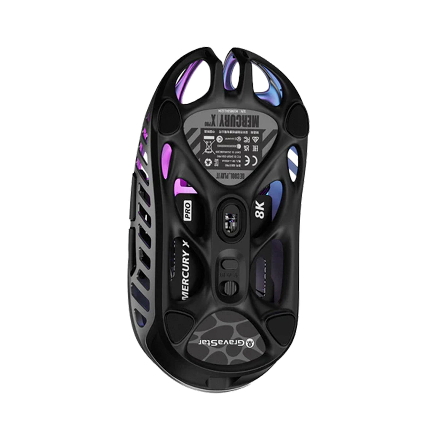 Mouse gamer GravarStar Mercury XPRO Inalambrico 8K Dongle - Achorao
