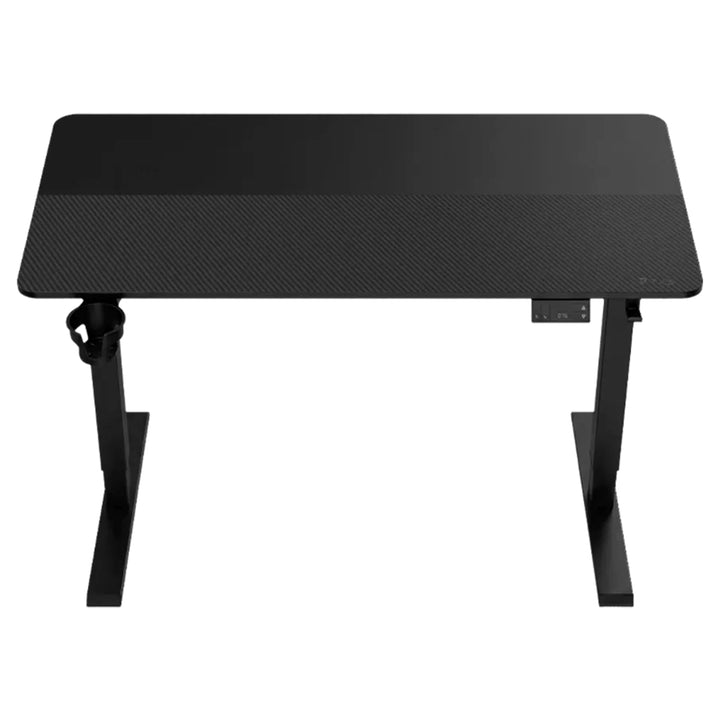 Escritorio gamer ThunderX3 EZLY RACER negro con diseño moderno y superficie amplia para gaming y trabajo.