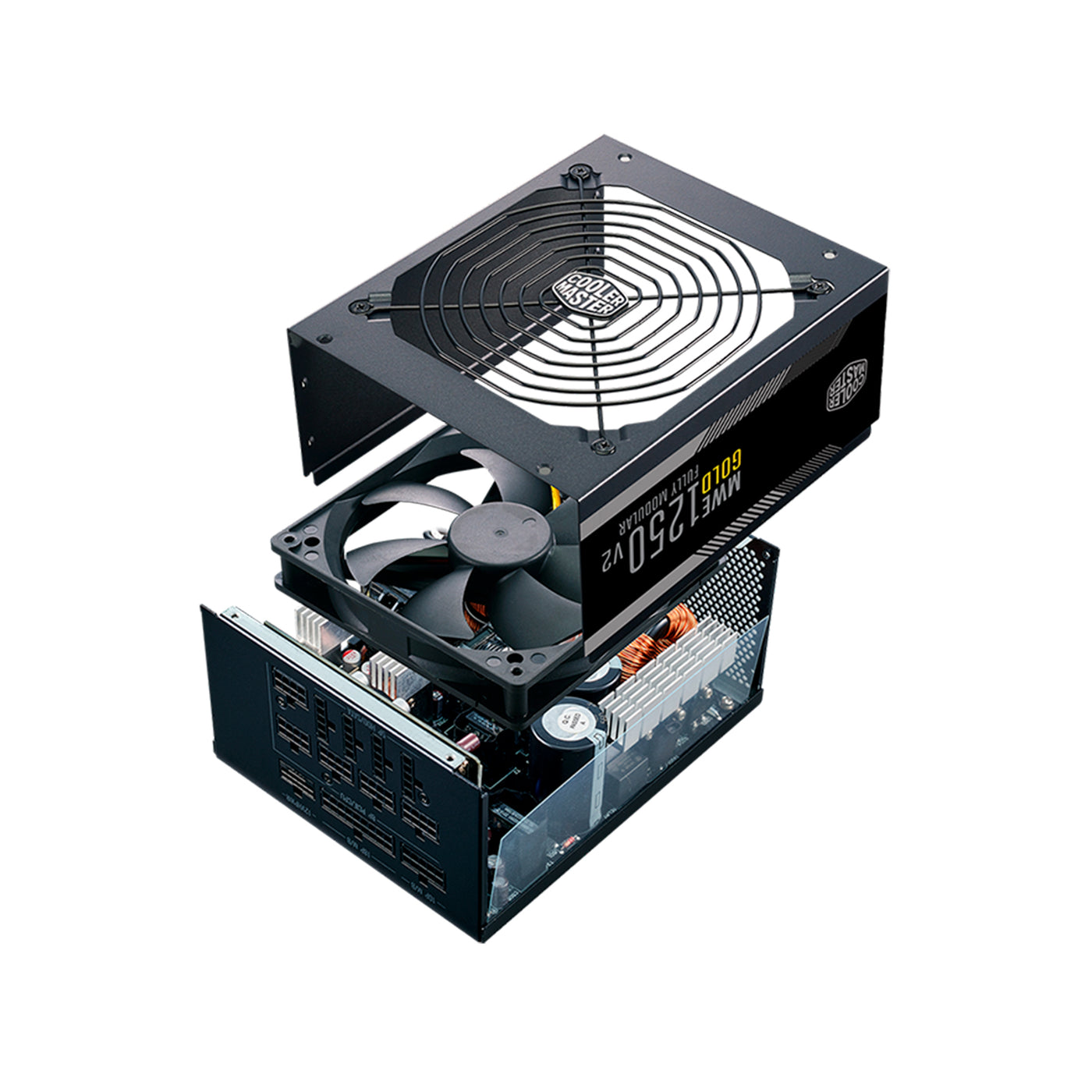 Fuente de poder Cooler Master MWE Gold V2 850w 80+ gold, Formato ATX, Full modular - Achorao
