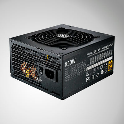 Fuente de poder Cooler Master MWE Gold V2 850w 80+ gold, Formato ATX, Full modular - Achorao