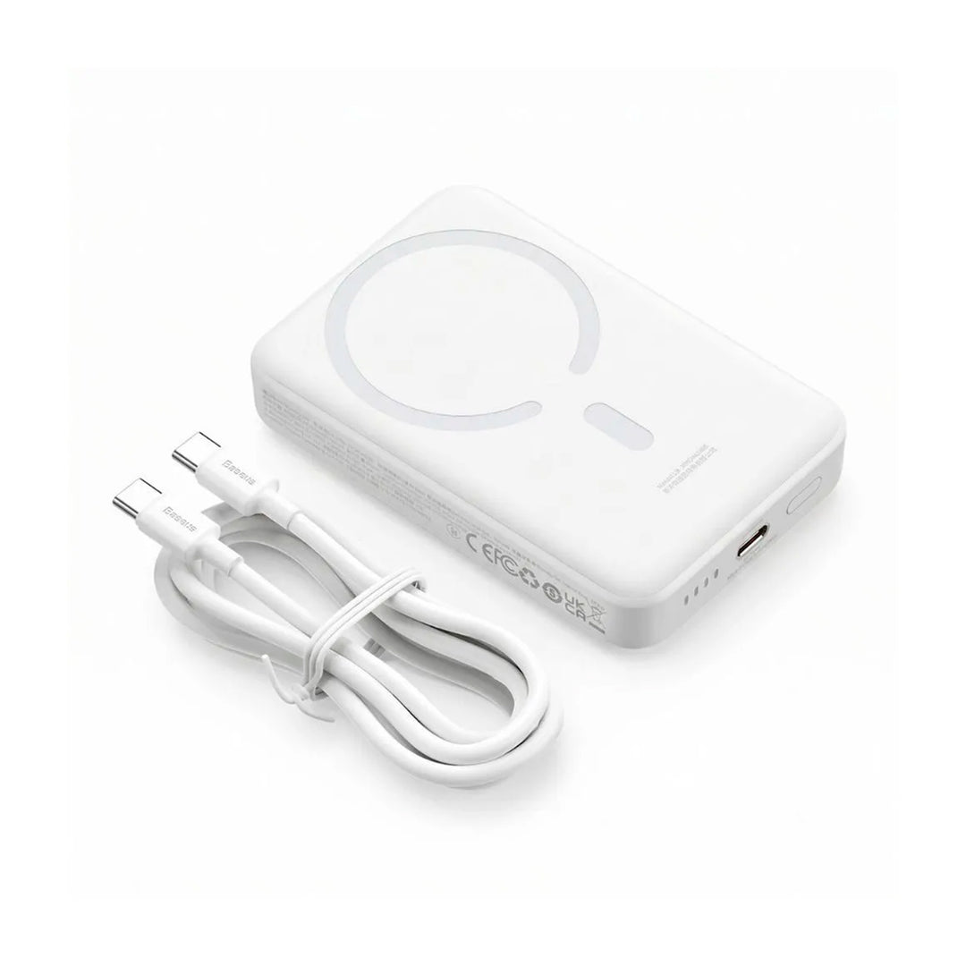 Mini PowerBank inalámbrico magnético Baseus, 10000 mAh, 30W Carga rápida, con cable tipo C