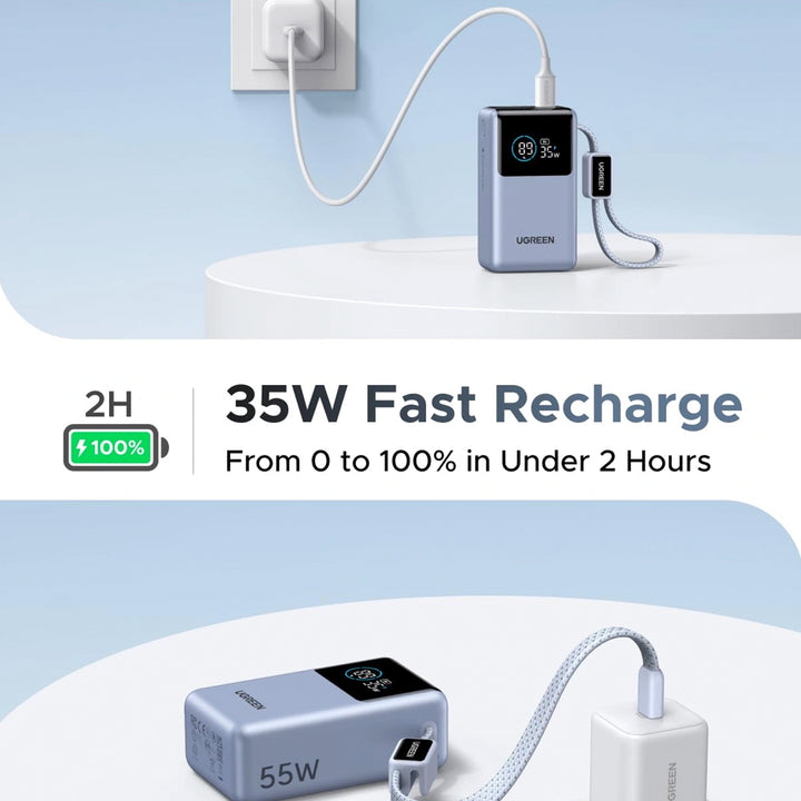 PowerBank mini Ugreen Nexode Pro 55W, 10000 mAh PB727