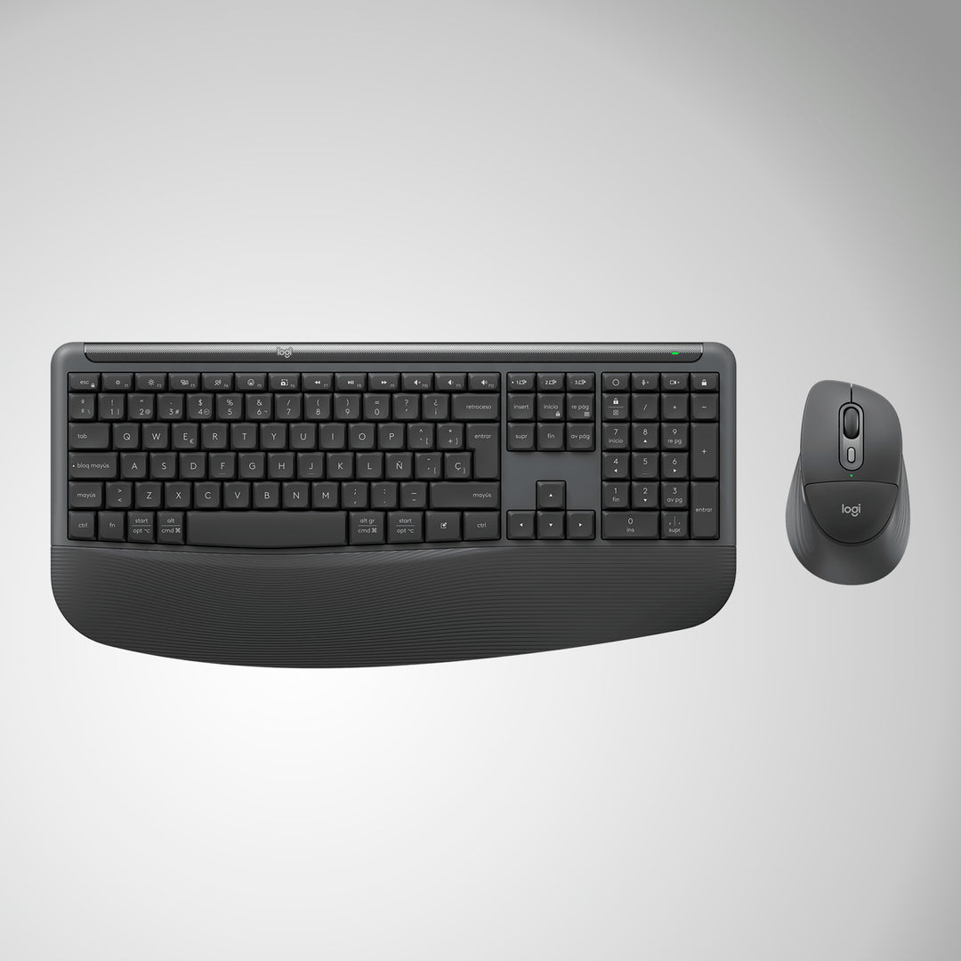 Combo Teclado + Mouse Logitech Signarture Plus MK880 SP, Grafito