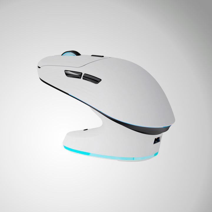 Mouse gamer inalámbrico Thunderobot ML7, 12k dpi, color blanco