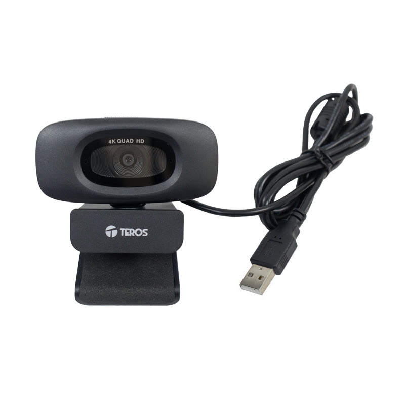 Webcam TEROS TE-9073N 4K, Microfono Incorporado USB 2.0 - Achorao