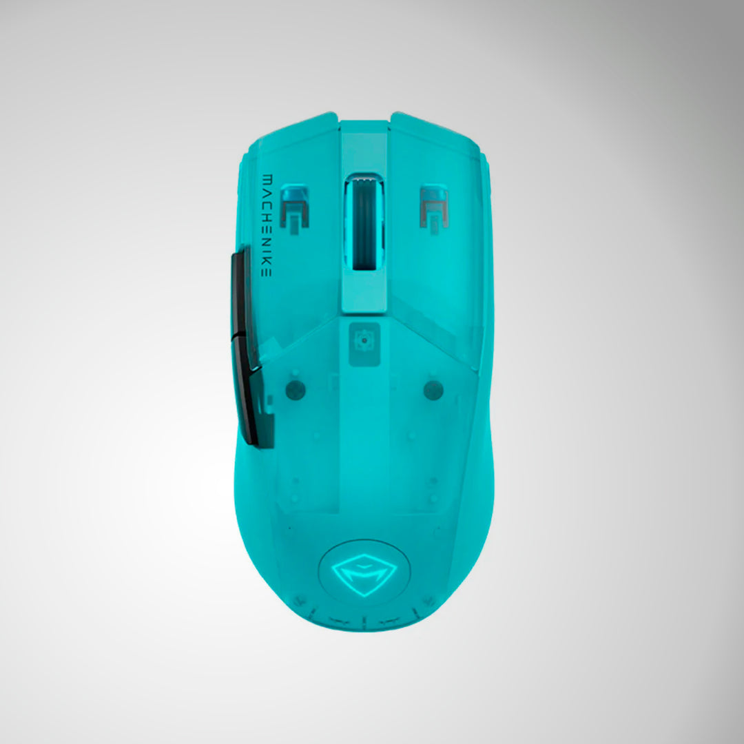 Mouse gamer Machenike M7 PRO Dual Inalámbrico, 12K DPI Crystal Blue DEMO