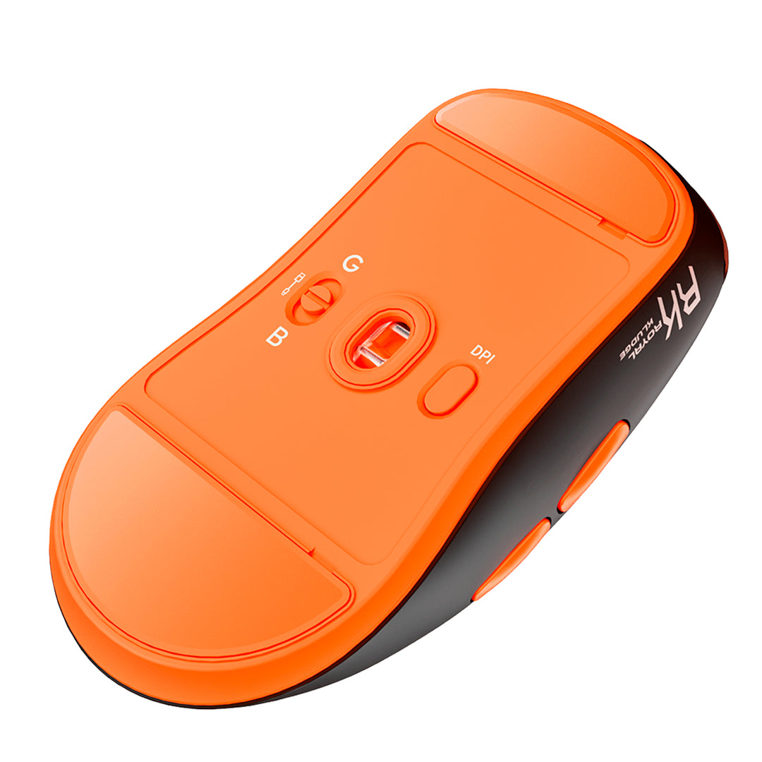 Mouse gamer Royal Kludge M30 Black Orange - Achorao