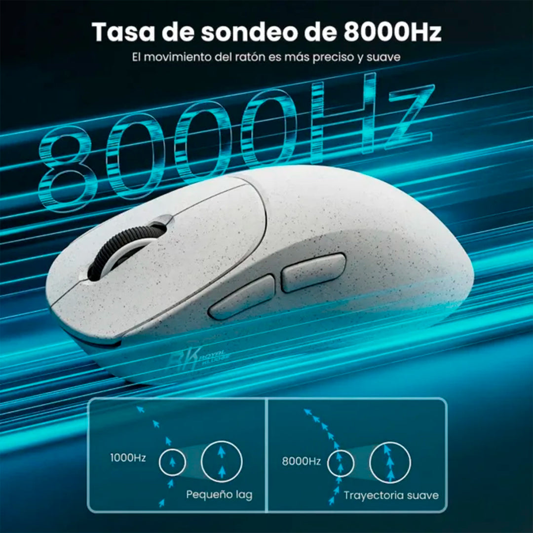 Mouse Royal Kludge MG5 Inalambrico Save the Ocean
