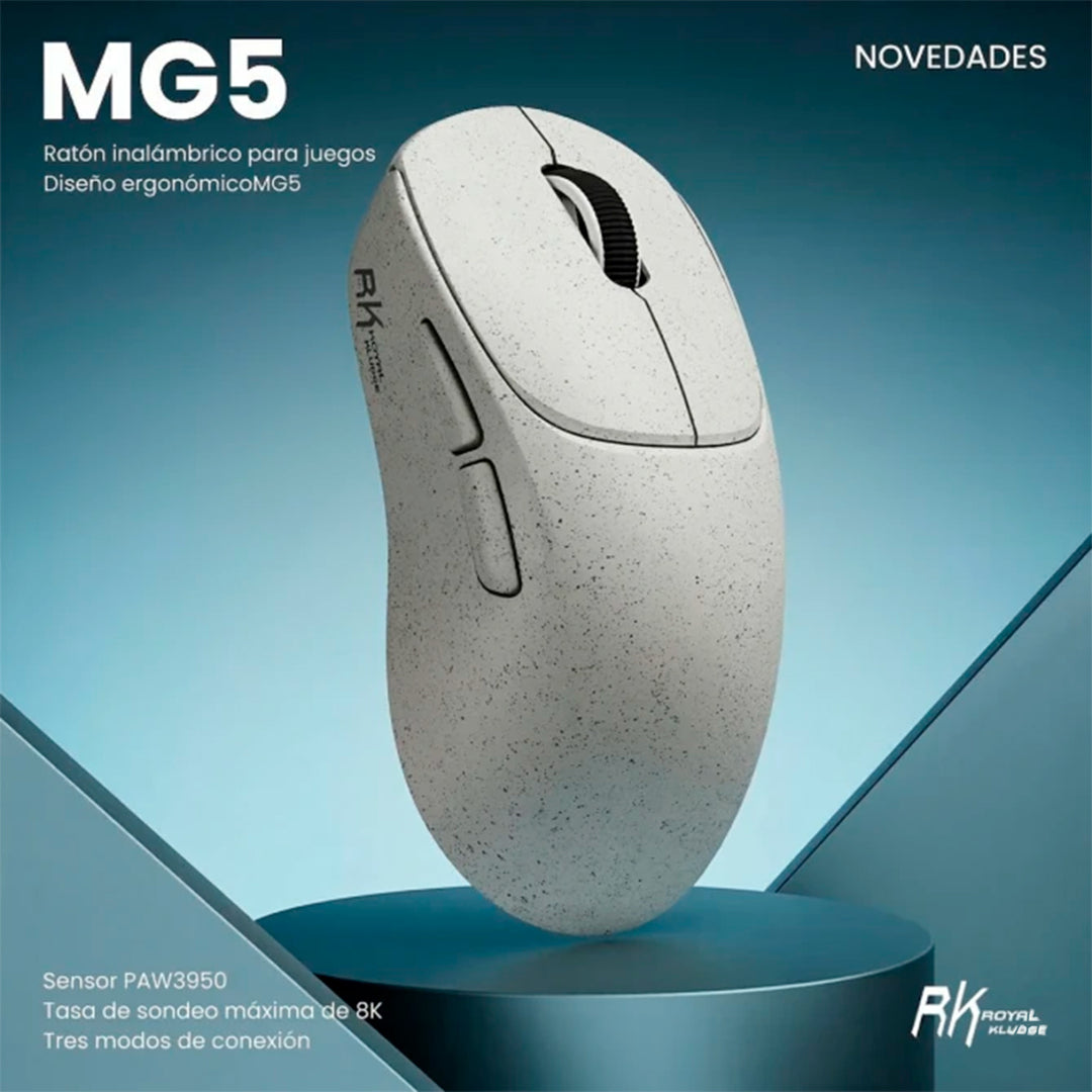 Mouse Royal Kludge MG5 Inalambrico Save the Ocean