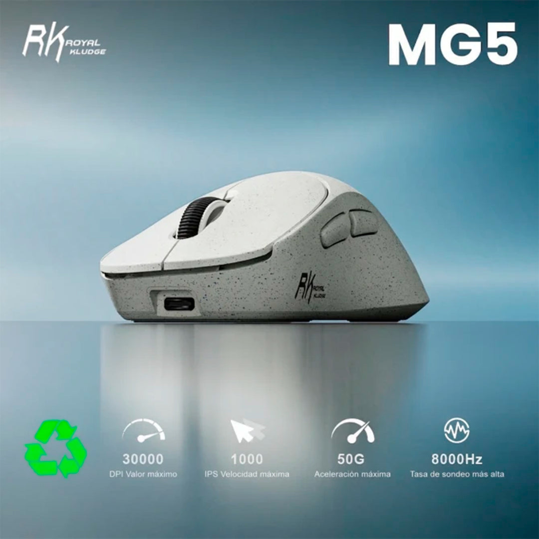 Mouse Royal Kludge MG5 Inalambrico Save the Ocean